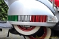 Mobile Preview: Dekor "Made in Italy"  Kotflügel & Seitenhaube - Barcode / Italienische Flagge
